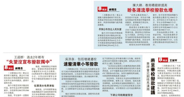 2021年财政预算案（各界回应）