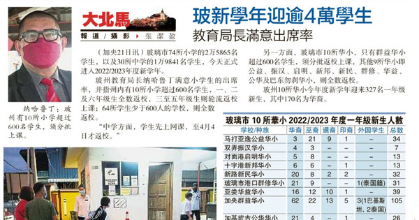玻新学年迎逾4万学生 教育局长满意出席率